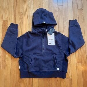 Fleet navy women’s Rhoback small cropped hoodie